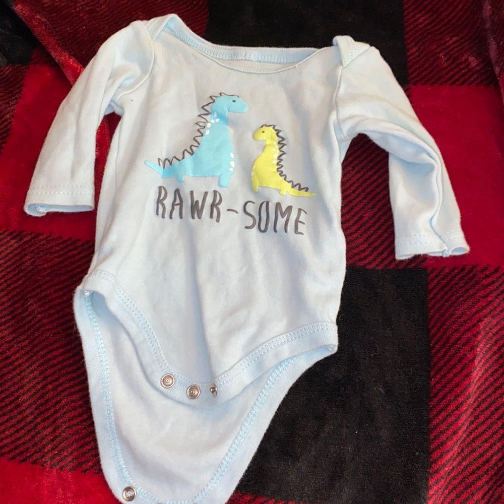 Newborn onesie Dino design